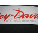 DECAL, 2012 883L H-D ORANGE