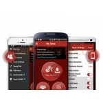 Cavalry Bluetooth Half Helmet, Gloss Black