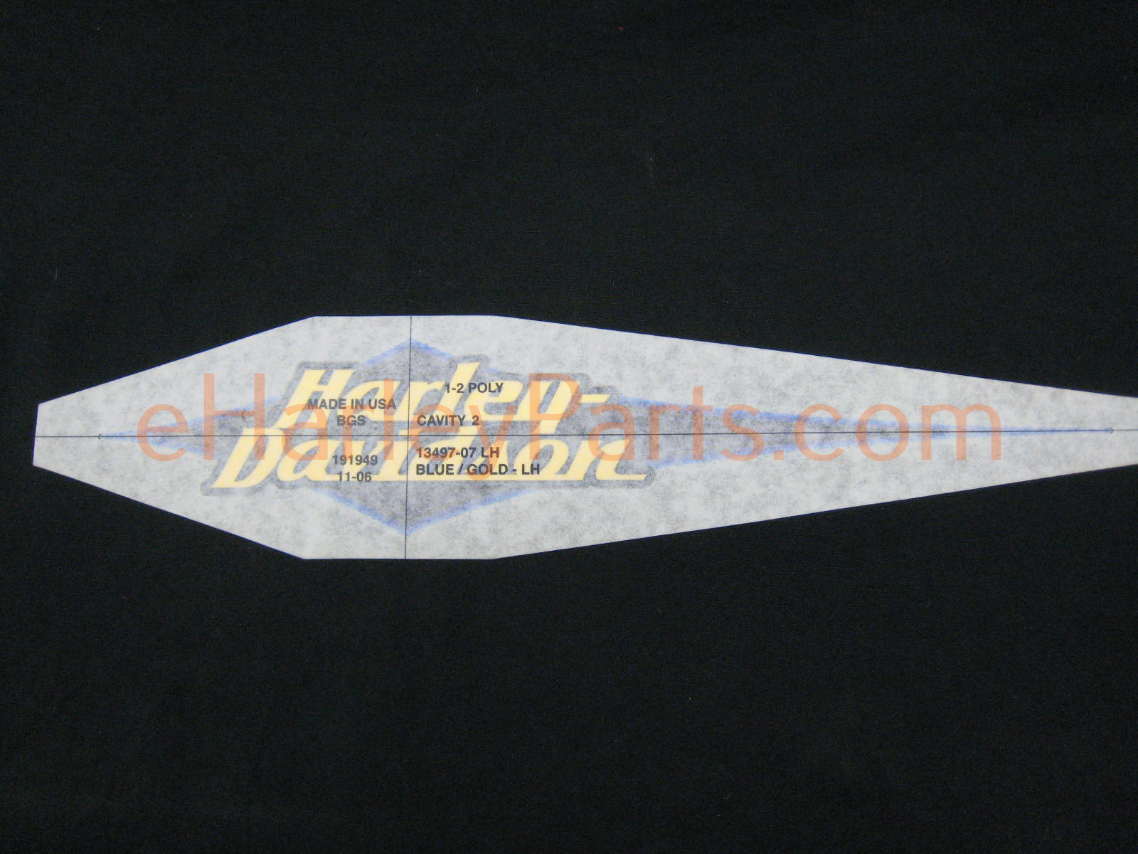 DECAL, LH 2007 CUST COLOR 193