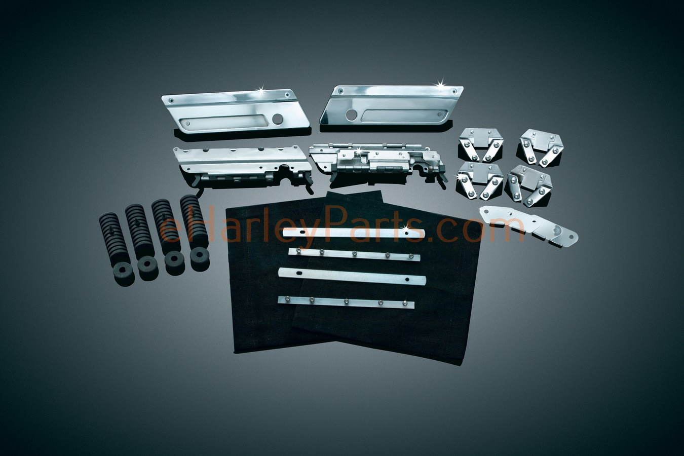 Fairing Factory Saddlebag Hinge/Latch Kits, OE Style